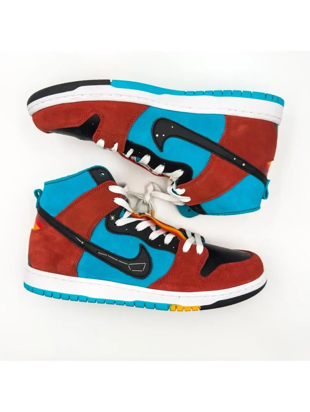 Nike‎ SB Dunk High Decon QS Di’orr Greenwood Turquoise Blue Skater Men Size 11.5